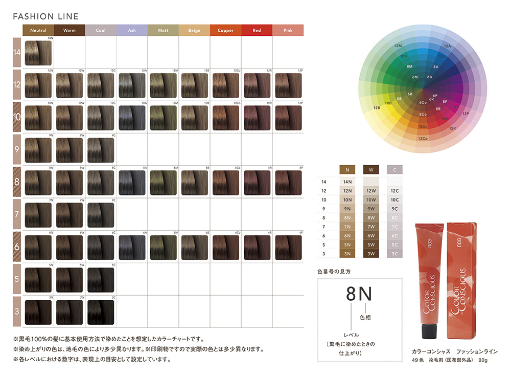 ナンバースリー カラーコンシャス COLOR-CONSCIOUS - 美容業界をリード