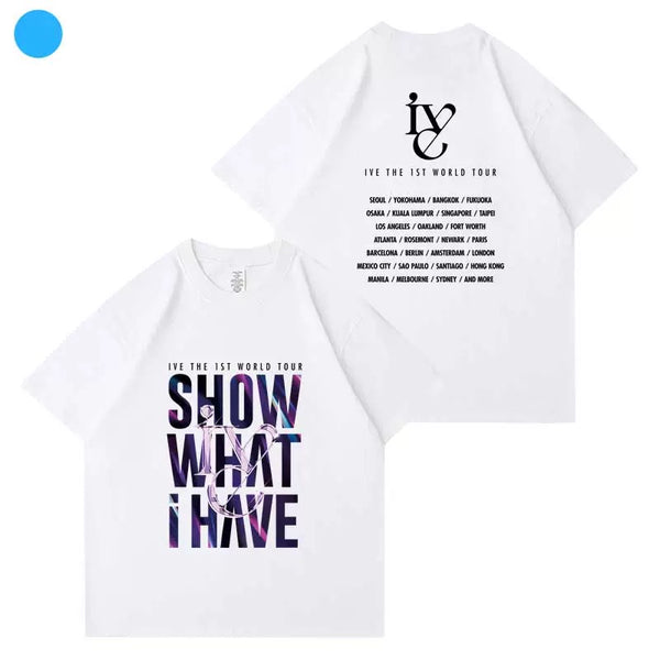 IVE THE 1ST WORLD TOUR SHOW WHAT I HAVE T-SHIRT CROP TOP – IDOLS