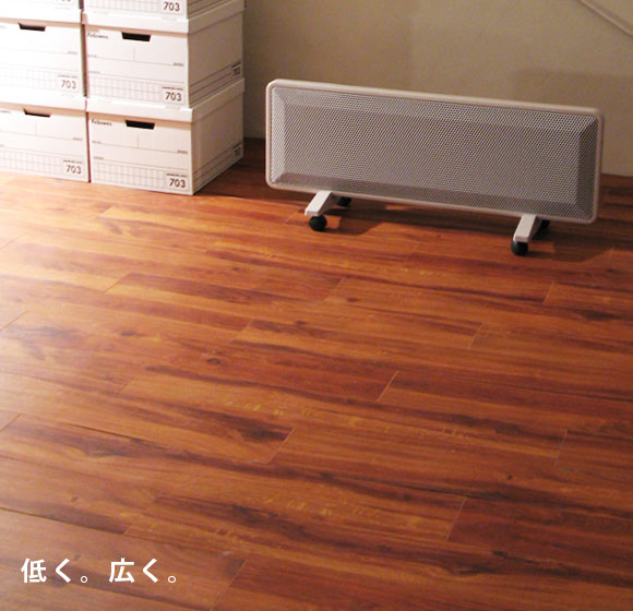 CAMPA 遠赤外線パネルヒーター ミディアン: スタイリッシュなデザイン