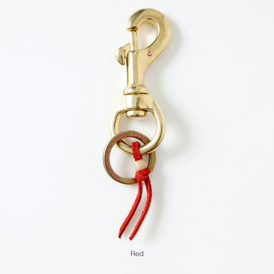 BUTTON WORKS】BRASS WEAR KEY HOLDER ブラスキーホルダー｜アメカジ