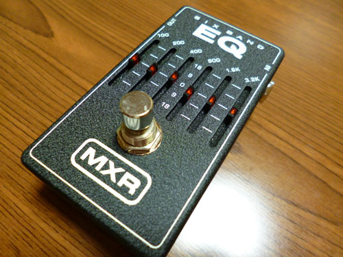 結構使えるイコライザー、『MXR M109 6 Band Graphic EQ』 | 元海外