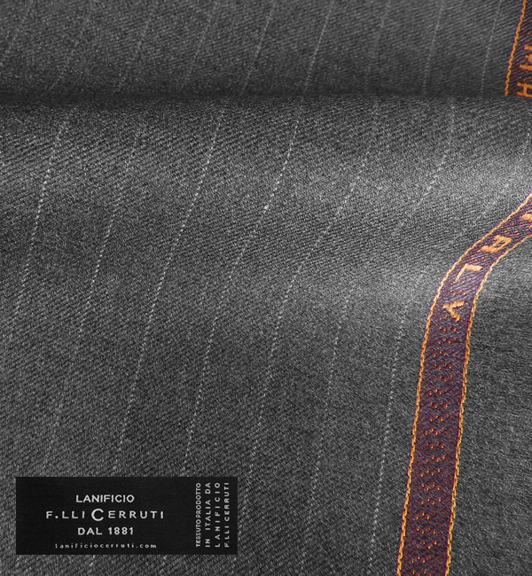 CERRUTI チェルッティ - ダークブラウン（濃茶） / ストライプ