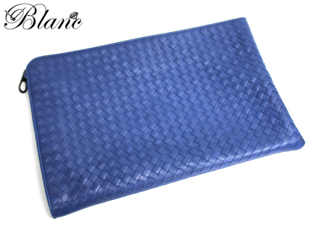 ボッテガヴェネタ ◇ クラッチバッグ イントレチャート ◇ ネイビー