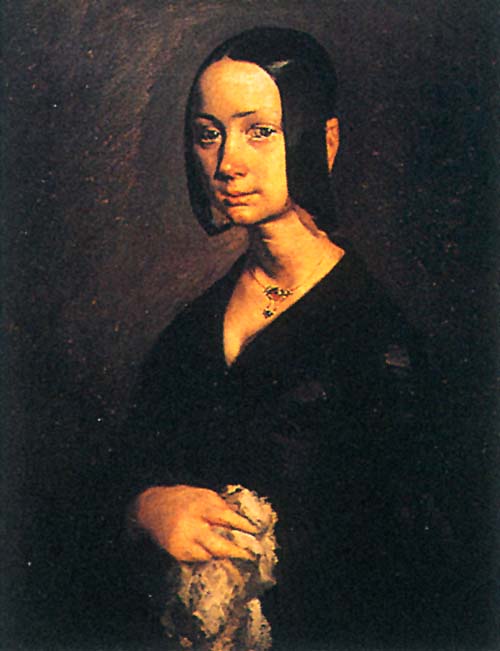 ミレー【ポーリーヌ・オノの肖像】F3号 ガレリア・フランジェリコweb