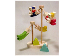 小黒三郎 組み木 五月人形 鯉のぼり・やじろべえ（小） 木のおもちゃ