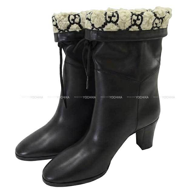 渋谷並木橋店】2023年春夏 GUCCI グッチ ブーツ ショート GG柄アンクル