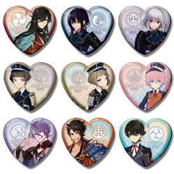 刀剣乱舞-ONLINE- ハート缶バッジコレクション 壱