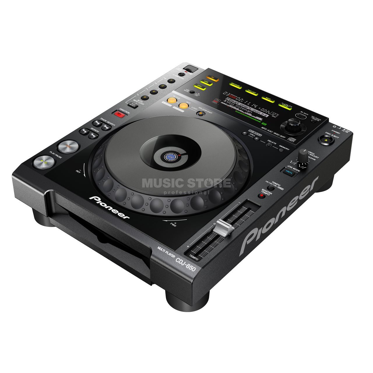 Pioneer DJ CDJ-850-K Digital Multi Player, Black | USA