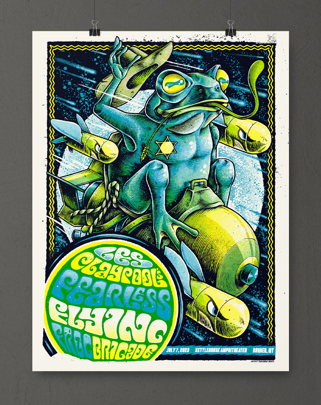 Poster - Les Claypool's Fearless Flying Frog Brigade — TWIN HOME