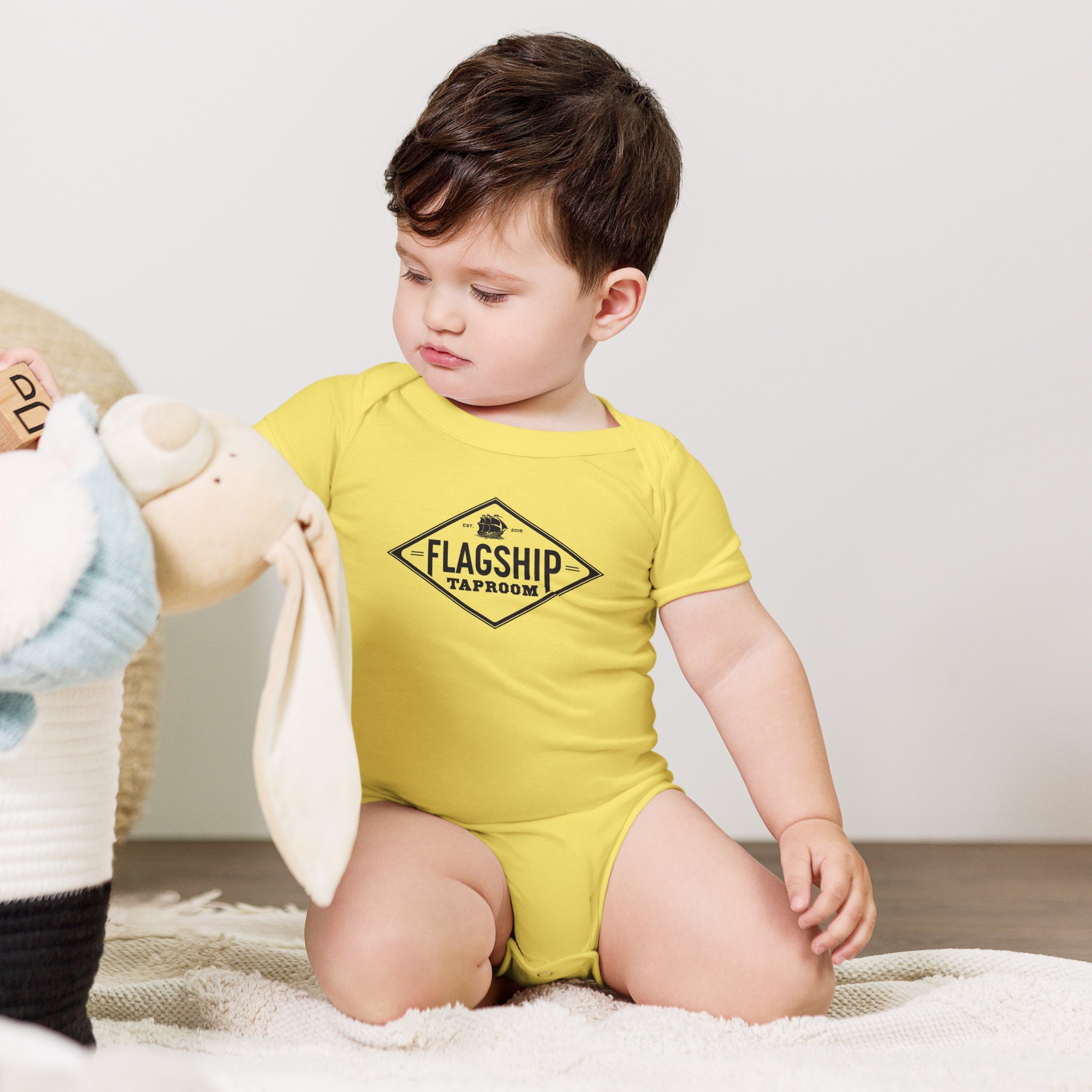 Flagship Baby Short Sleeve Onezie — Flagship Taproom