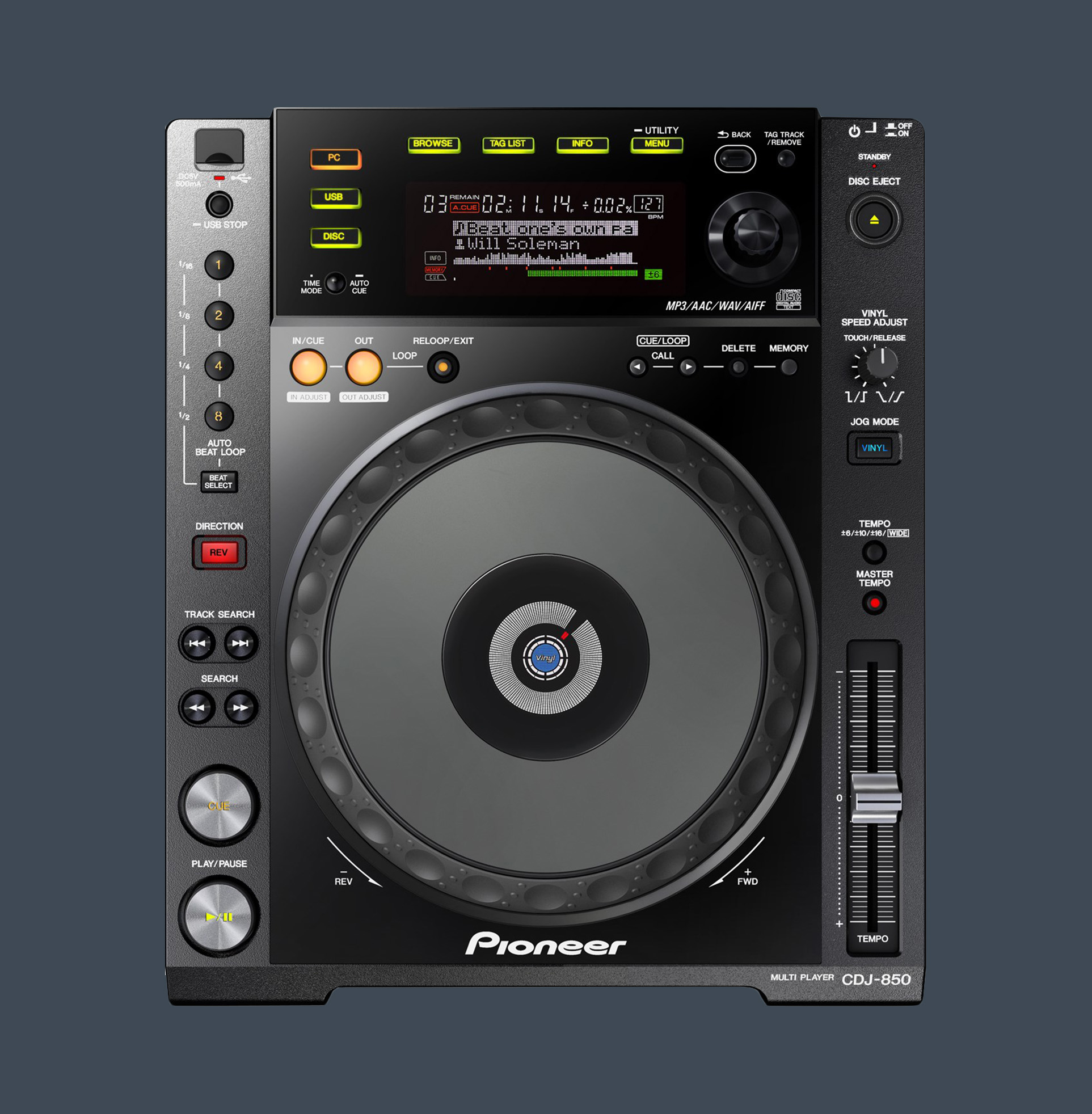 Pioneer DJ CDJ-850-K - DJ Shop Cyprus