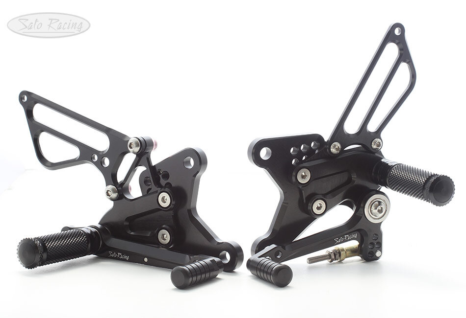 SATO RACING Rear Sets (stock shift pattern) - Kawasaki Ninja ZX-6R