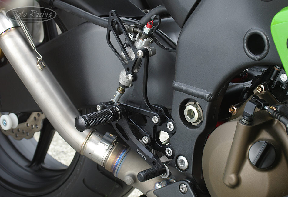 SATO RACING Rear Sets - Kawasaki Ninja ZX-10R 2004-2005 — Sato Racing