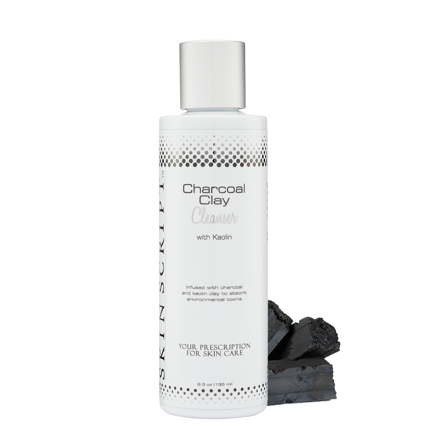 Skin Script Charcoal Clay Cleanser | Brains Beauty Brows — Brains