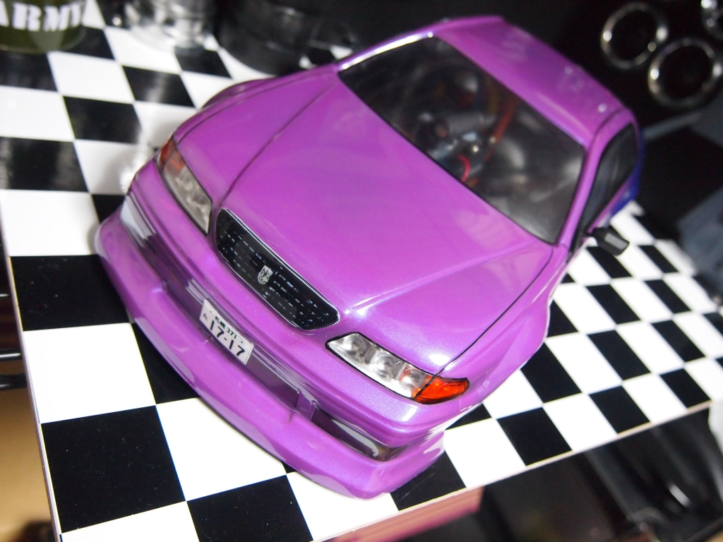 Round.99 SPICE製 JZX100 マークⅡ パープルグラデーション Mシャーシ