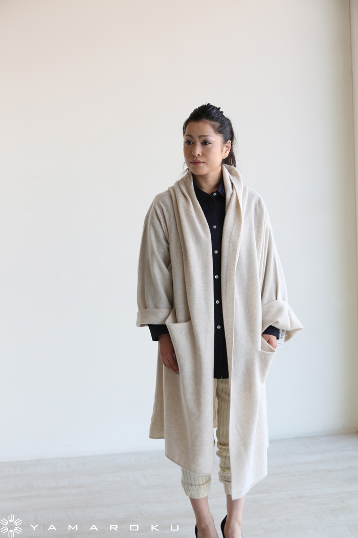 TOMORROWLAND MACPHEE(マカフィ) LAMBS CASHMERE ロングマントC/D