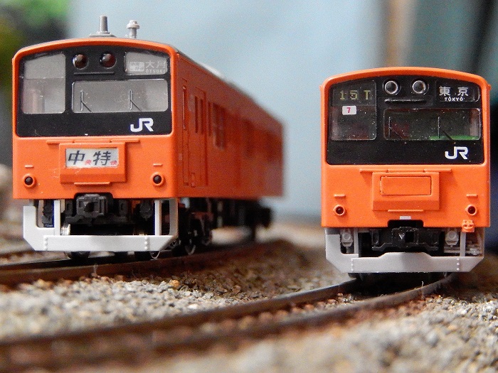 Nゲージ鉄道模型】鉄コレ 201系中央線H7最終編成入線とドナドナされる