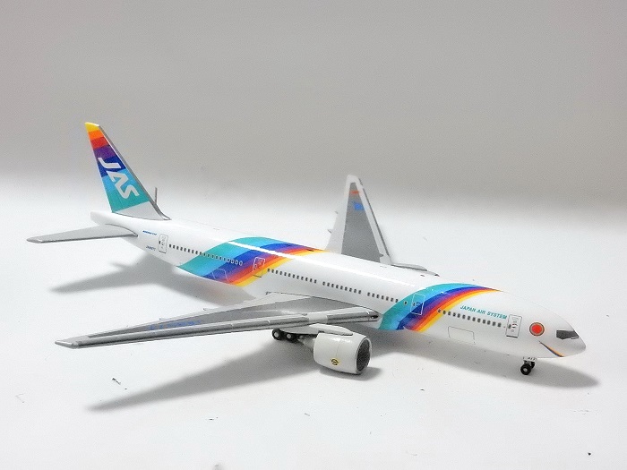 日本エアシステムJASレインボーセブン777 ちびっ子空港セット ダイ