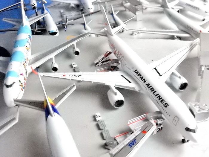 航空機事業部】1/400 飛行機模型 空港ジオラマアクセサリー やなか