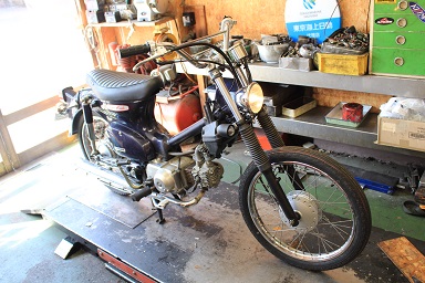 テレスコピックフロントフォーク（完成） | スーパーカブのカスタムin