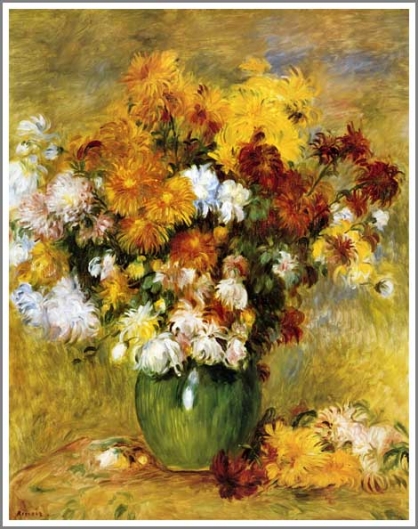 ルノワールが描いた「菊」 | アート名画館 公式ブログ