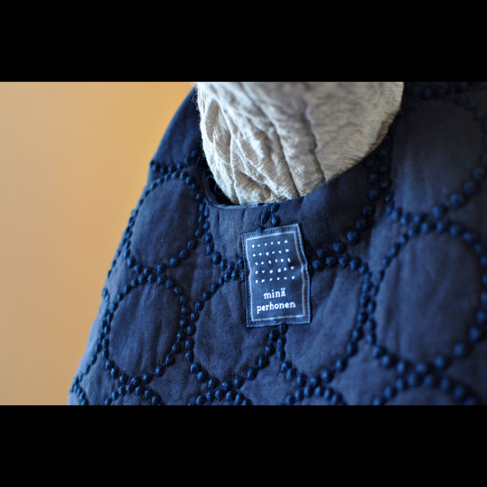 ミナペルホネン tambourine エッグバッグ black | Lin total fashion