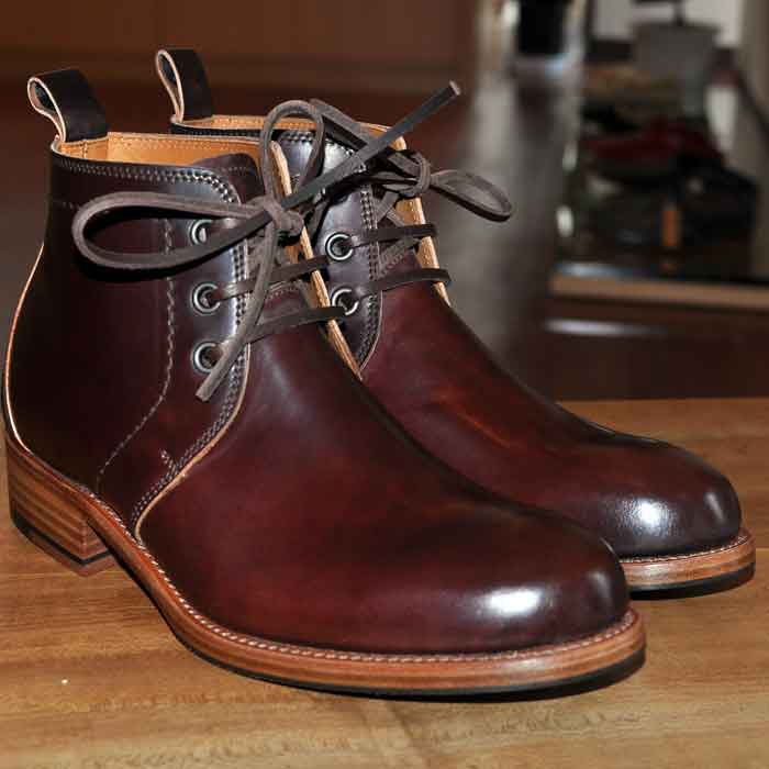 ショセHorween社コードヴァンチャッカブーツ | Lin total fashion