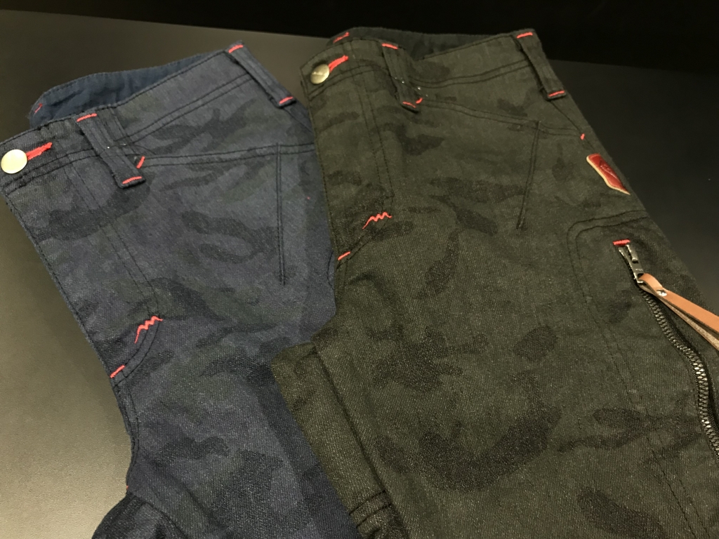 K-1934 エクスパンドコーデュラデニム と K-1935 エクスパンド