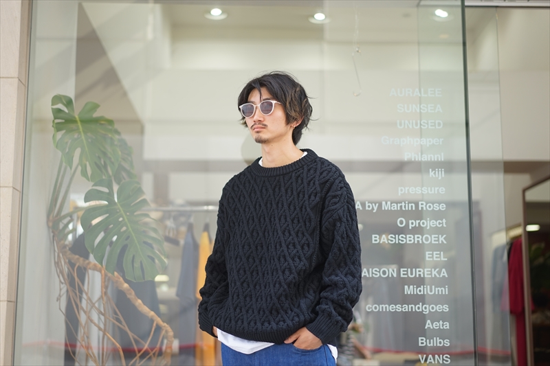 AURALEE(オーラリー)19AW Collectionの新作、Hard Twist Merino Aran