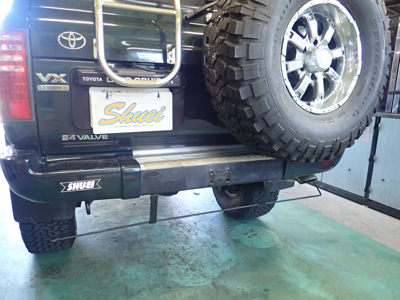 ランクル80へヒッチメンバー取り付け！ | 4WD・四駆カスタム