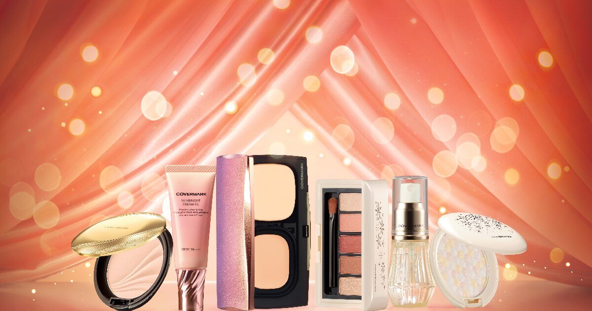 カバーマーク」豪華6品入りコフレ&限定デザインのパウダー【クリスマス