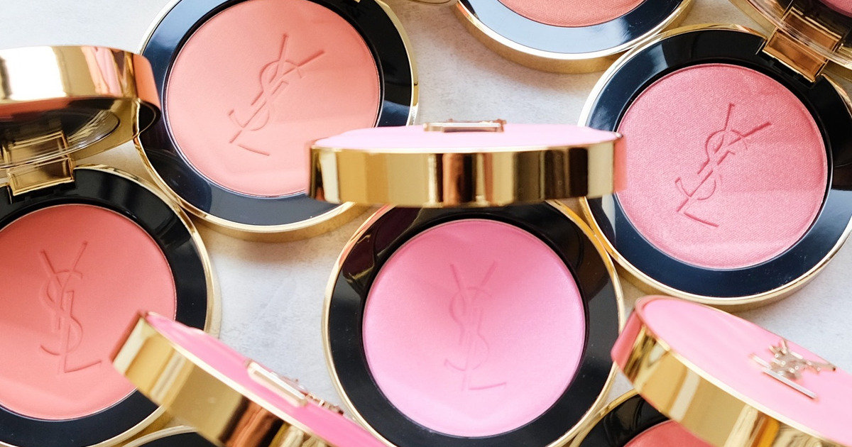 YSL（イヴ・サンローラン）の新チークをスウォッチ！ 3つの質感から