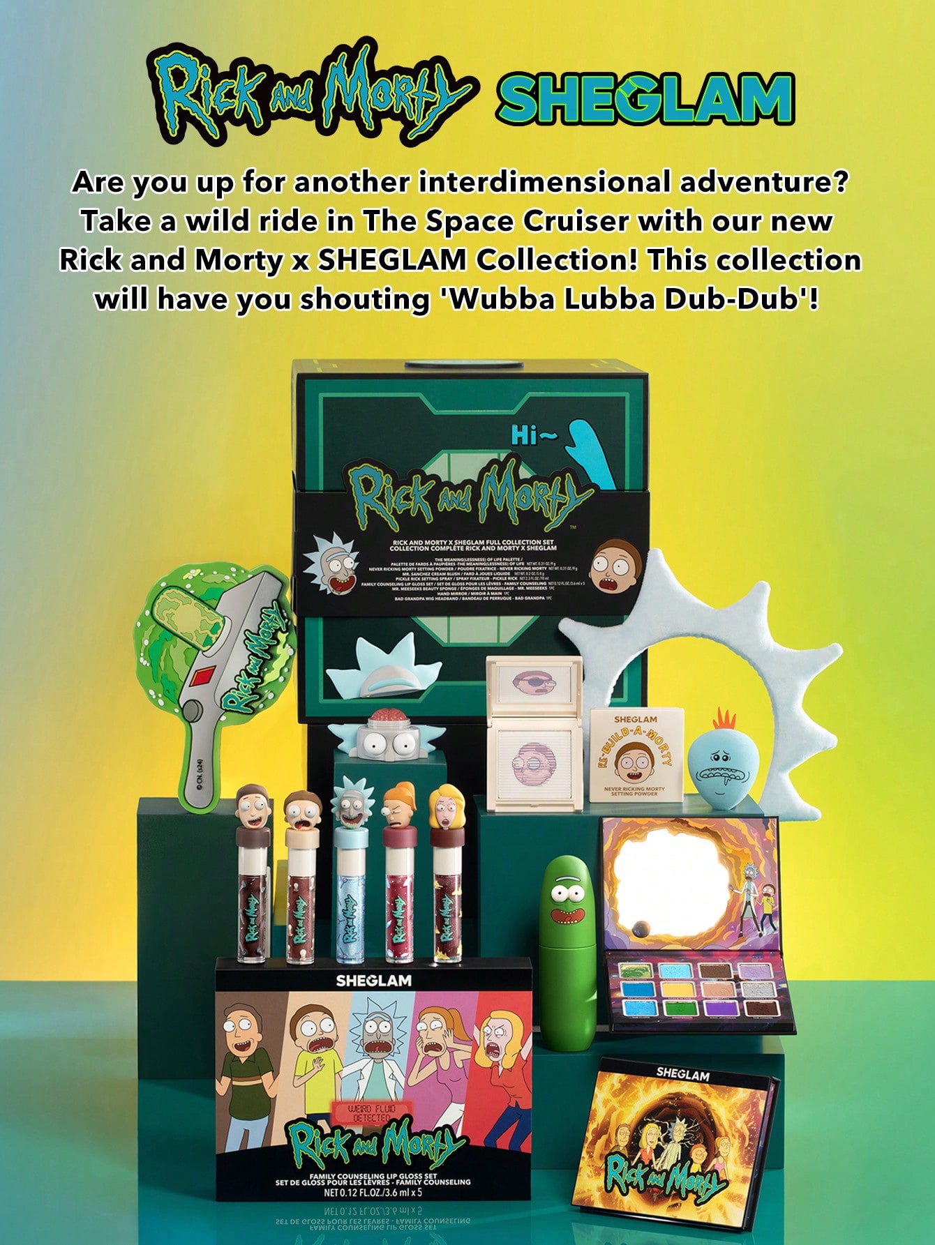 Rick and Morty X SHEGLAM フルコレクションセット｜SHEGLAM