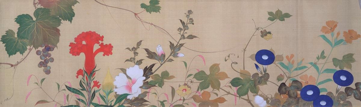 江戸時代☆琳派の画家・酒井抱一 筆作 群鶴図 江戸時代