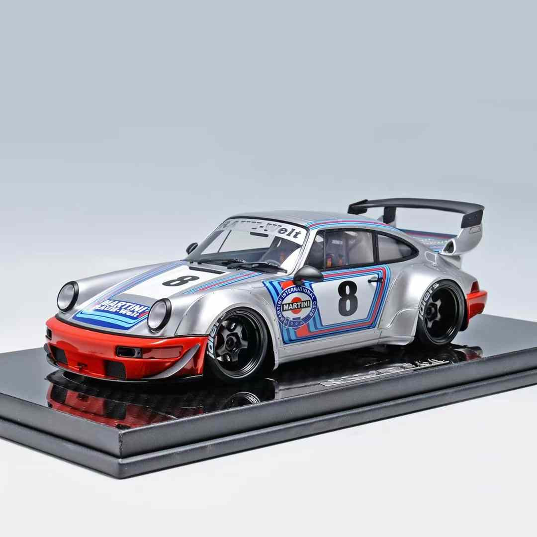 TGM Models RWB 964 Silver Martini 1/18 – IronCookie Diecasts