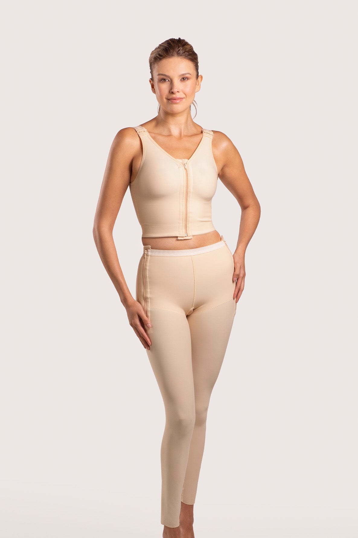 Low Waist Ankle Length Girdle w/Zippers (GR15) – Isavela