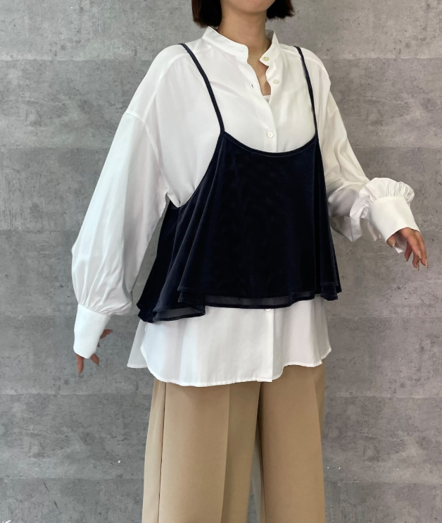 ANNAKERRY】メッシュベロアキャミソール/27242906