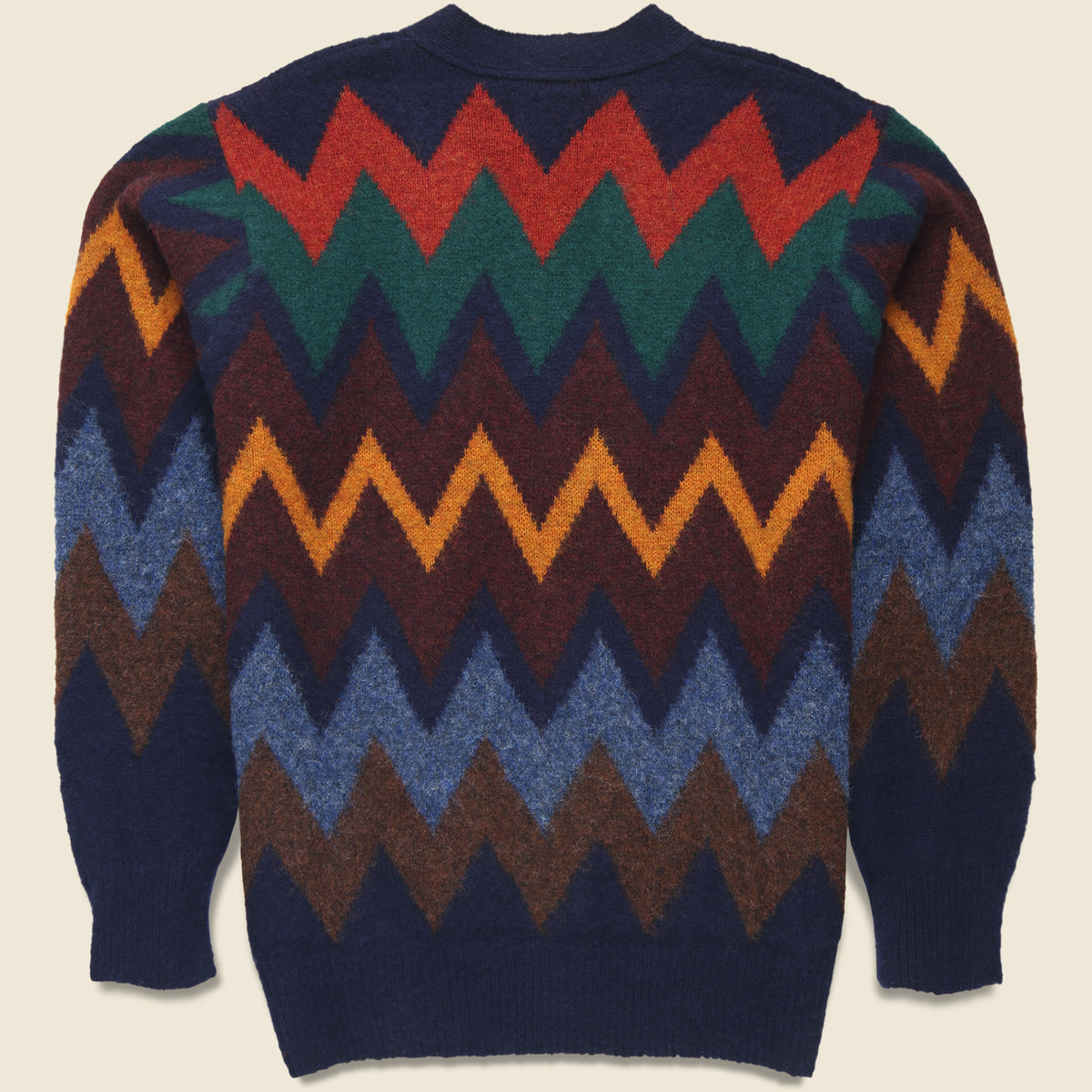 Fire in the Mind Cardigan - Navy