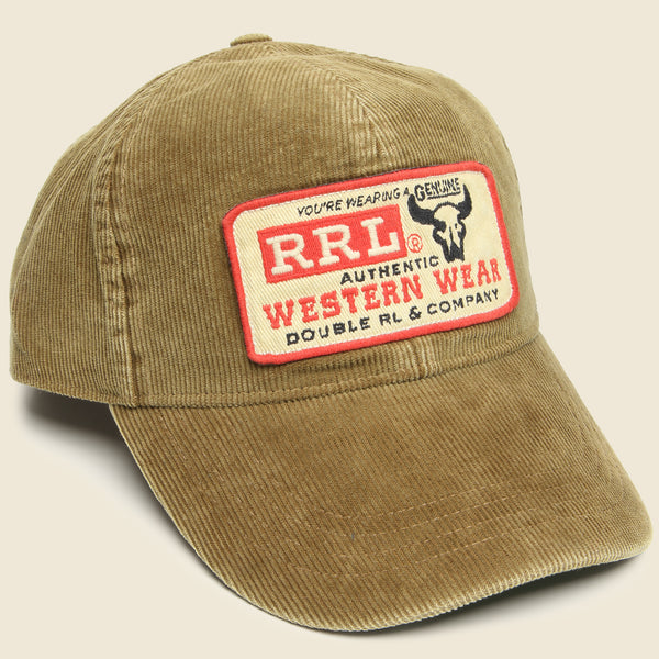 Corduroy Trucker Hat - Tan