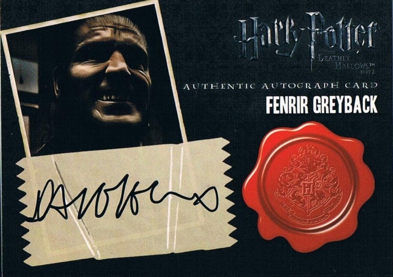 ハリーポッター“死の秘宝2”のハーマイオニー直筆サインカード入荷しま