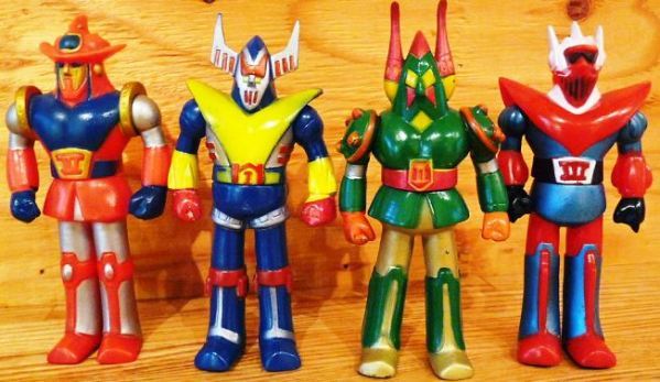 □ ブロッカー軍団IV マシーンブラスター ミニソフビ タケミ 日本