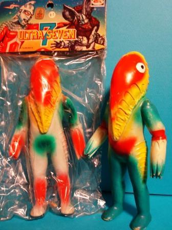 □メトロン星人 マルサン ブルマァク ウルトラセブン ソフビ | 玩具ココロ