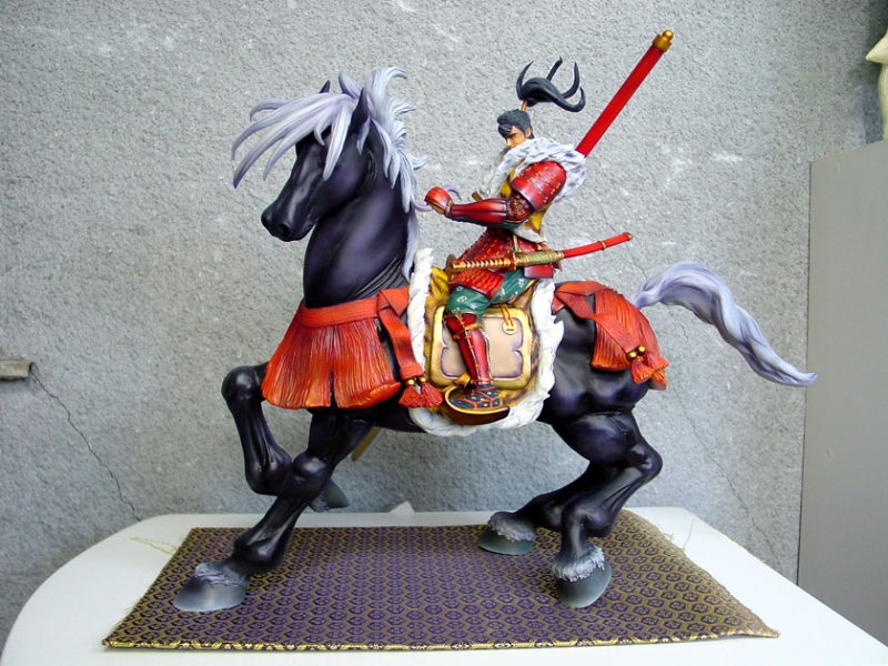 慶次＆松風のスタチュー | 傾奇車コレクティブル －かぶきぐるま－