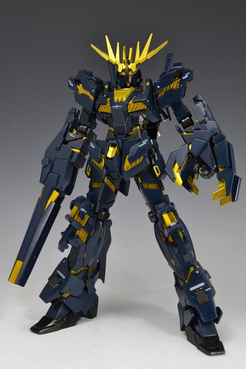 HGUC ユニコーンガンダム2号機バンシィ(デストロイモード) 塗装