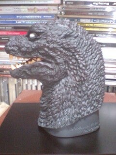 ゴジラ】 GMKゴジラ HMVオリジナル特典 ミニチュアゴジラヘッド ゴジラ