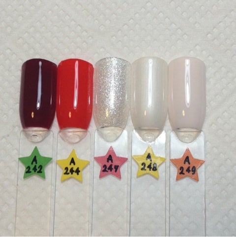 ♡ エースジェル カラーサンプル(色見本) 45色 | なぁぽんのネイル帖