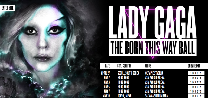 Lady Gaga at さいたまスーパーアリーナ／とにかくカッコいい本物の