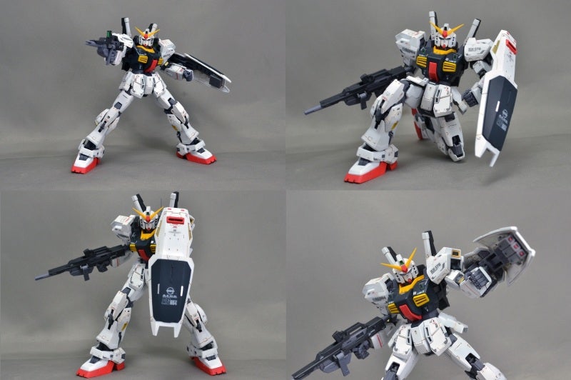 RGガンダムマークIIロールアウト前風塗装済外装パーツ付属