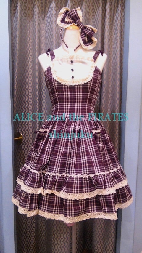 タータンチェックジャンパースカート | ALICE and the PIRATES 新宿店