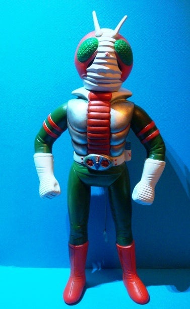 ☆仮面ライダーV3 当時もの マスダヤ（増田屋）トーキングソフビ